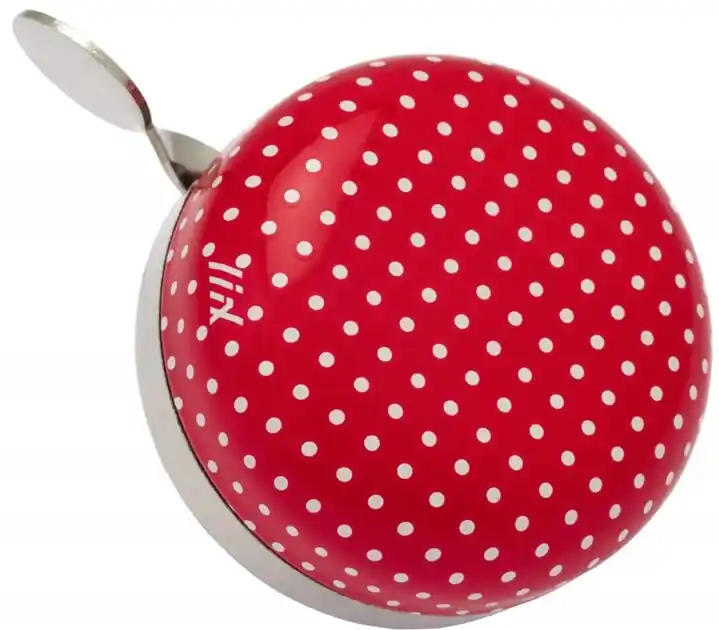 Polkadot rood fietsbel Must-Have