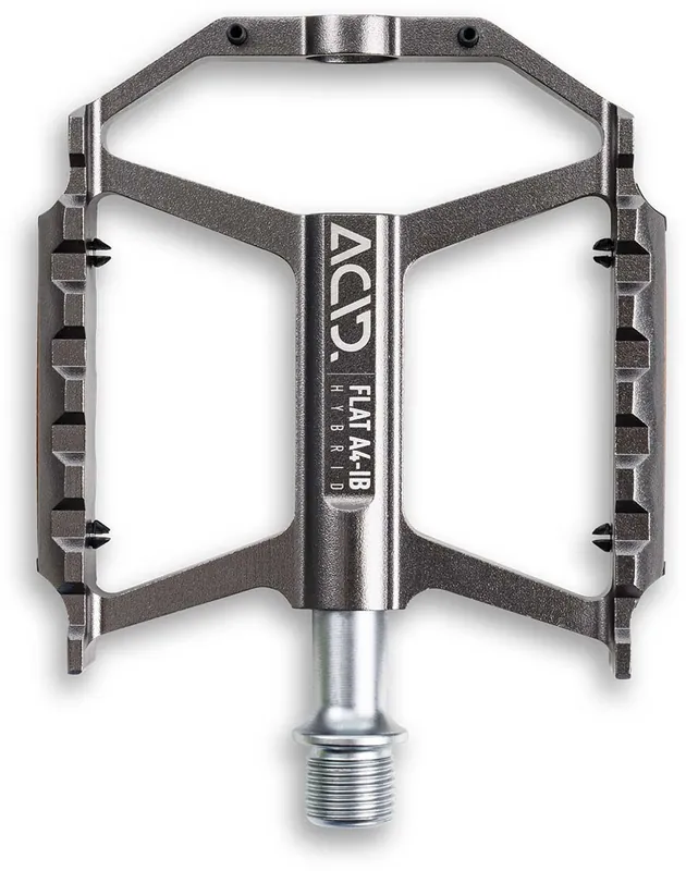 ACID Pedalen FLAT A4-IB HYBRID - grijs Finale Uitverkoop