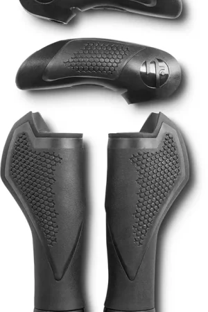 Veilige Betaling Natural Fit Handvatten COMFORT Bar Ends Medium zwart