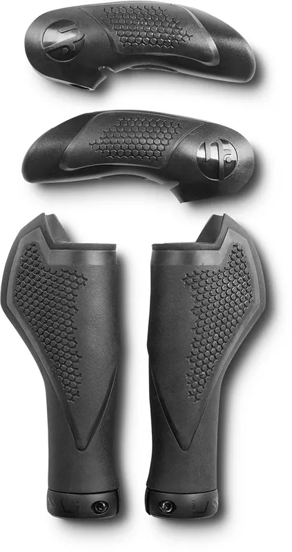 Veilige Betaling Natural Fit Handvatten COMFORT Bar Ends Medium zwart