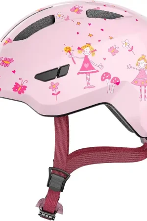 Abus Smiley 3.0 Roze Prinses Fietshelm Express Levering