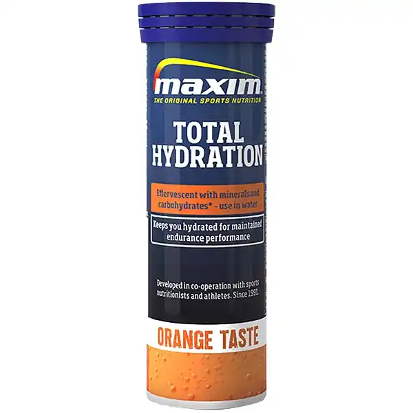 Maxim Total Hydration Sinaasappel 10 Tabletten Voordeelprijs