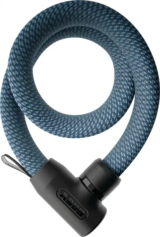 Abus 4004K Yarnit Kabelslot - 110cm - Denim Blauw Fabrieksprijs