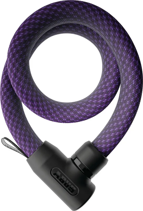 Abus 4004K Yarnit Kabelslot - 110cm - Midnight Purple Beperkte Voorraad