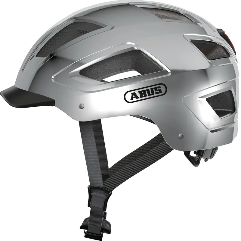 Abus Fietshelm Hyban 2.0 - Chrome Silver Voordeelprijs
