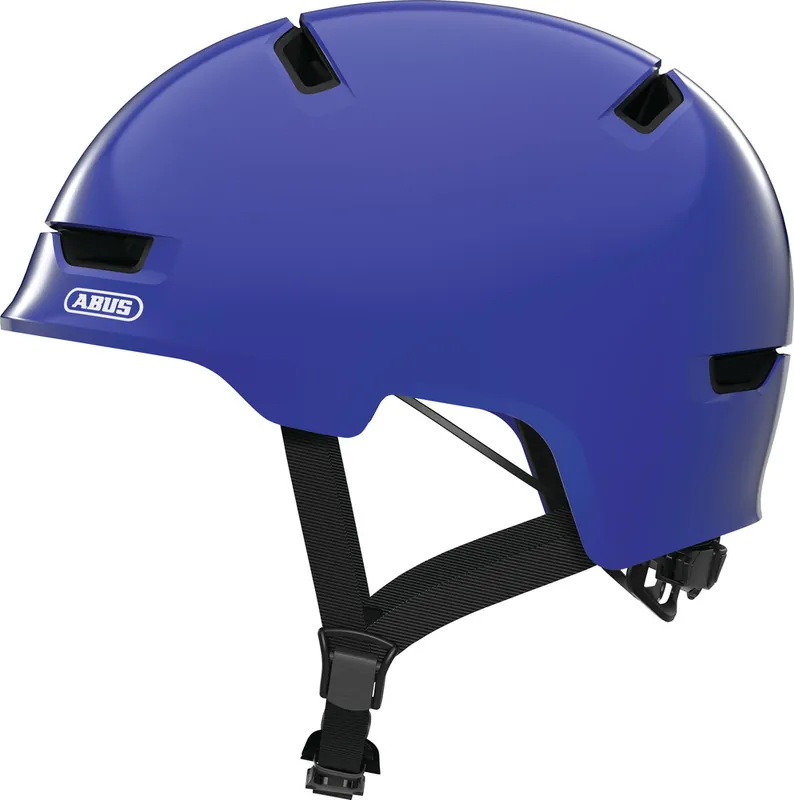Uitverkoop Abus Fietshelm Scraper 3.0 Kid - Shiny Blue