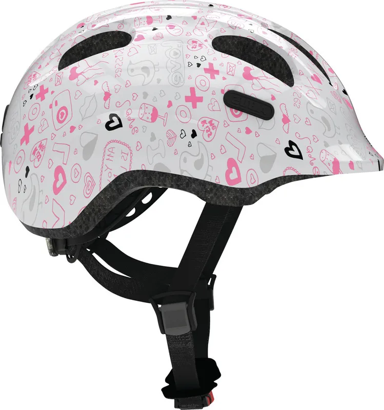 Abus Kinder Fietshelm Smiley 2.1 - White Crush Beperkt Aanbod
