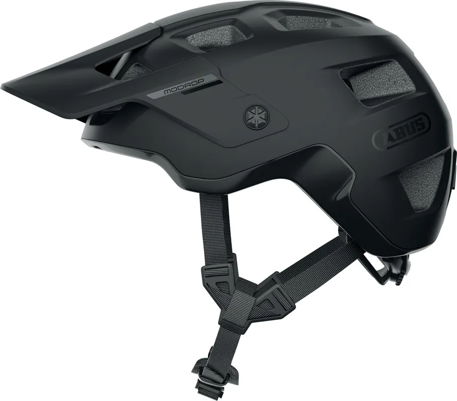 Abus MoDrop Fietshelm - Velvet Black Veilige Betaling
