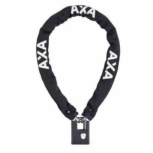 Premium AXA Clinch Kettingslot Met Hangslot - 105 CM - Zwart