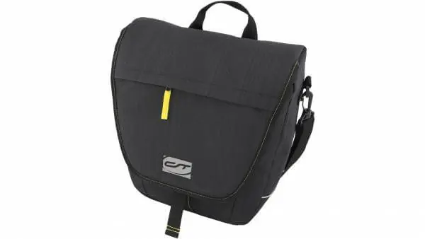 Contec Neo Single Pakaftas 12.5L - Zwart/Geel - Fietstas Beperkte Voorraad