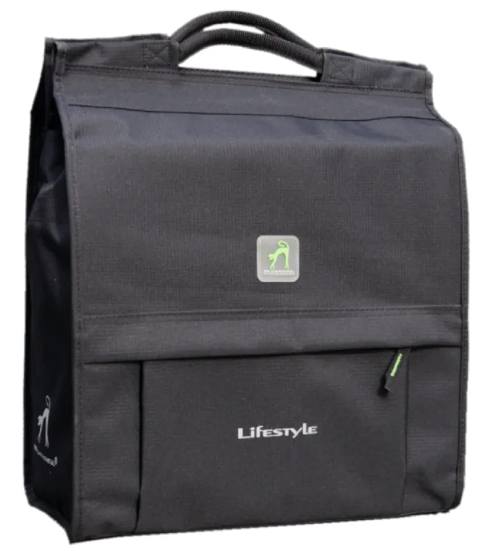 Dandell Shopper Pakaftas - Zwart - 20 Liter - Verstevigd Nieuw