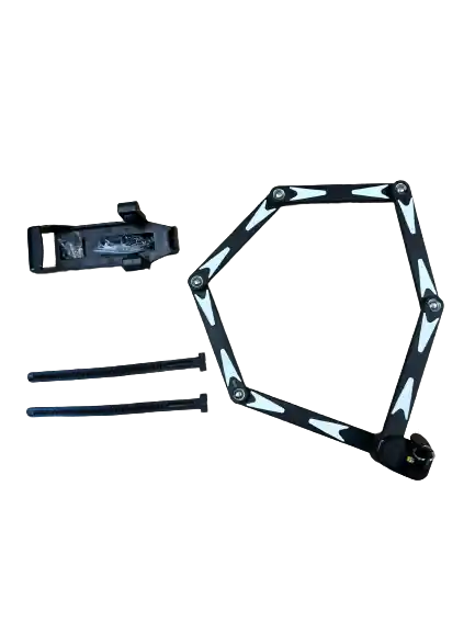 Falkx Vouwslot ART2 - Zwart - 95CM - Met Framehouder Tijdelijk Beschikbaar