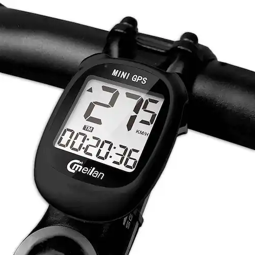 Meilan Luxe Fietscomputer Met GPS - Draadloos - Zwart Gecertificeerd