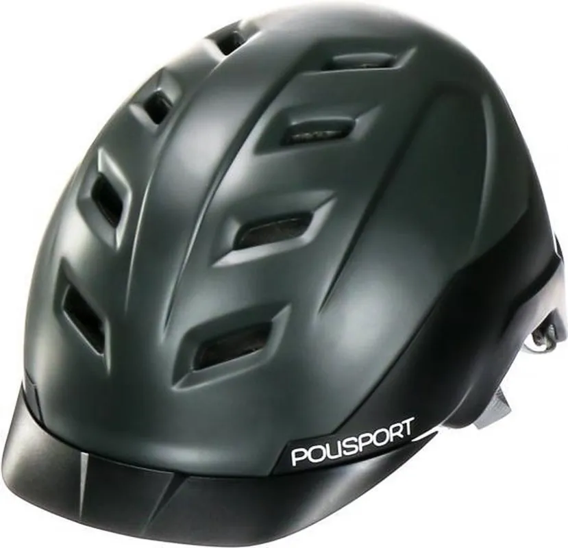 Polisport Speed Pedelec / Stads Fietshelm - Zwart - Unisex Rechtstreeks Van De Fabrikant