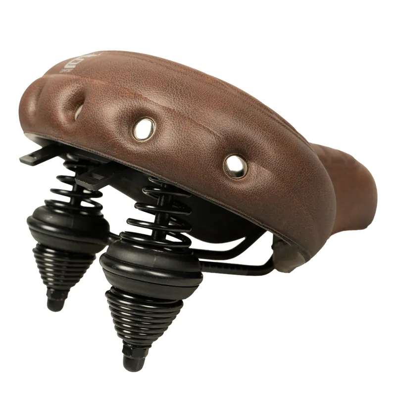 Selle Comfort Drifter Fietszadel Wave - Bruin - Met Hangveren Betaalbaar
