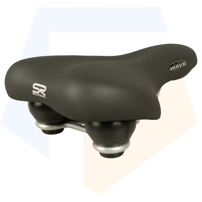 Lage Kosten Selle Royal Wave Royal Gel City / Tour - Met Balvering - Fietszadel - Zwart