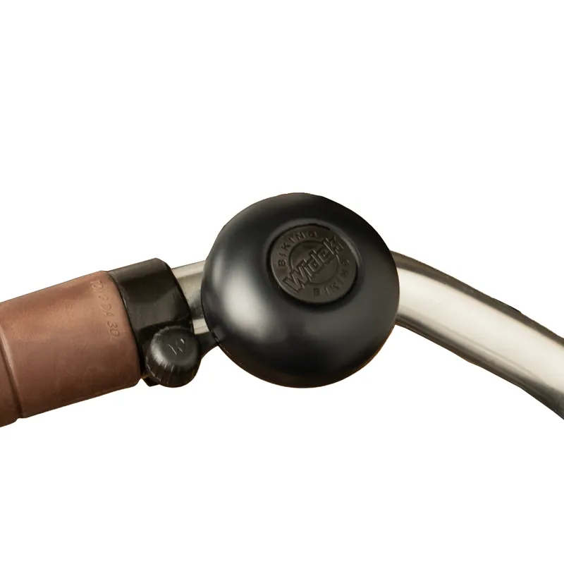 Koop Online Widek Midi Fietsbel - Aluminium - Zwart