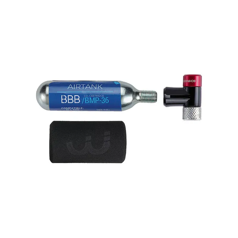 BBB minipomp Co2 Airspeed zwart Premium