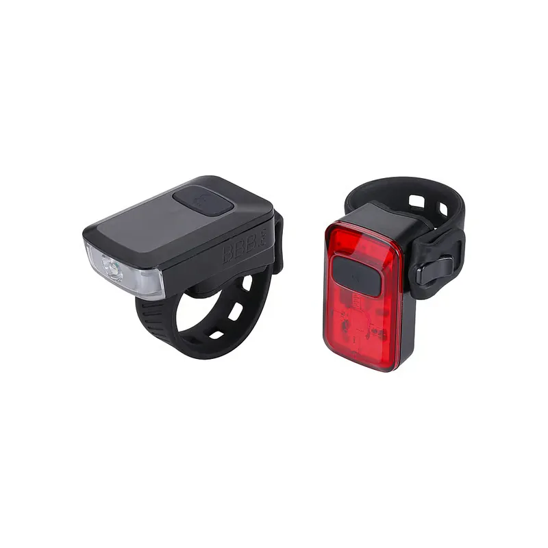 Flitsaanbieding BBB verlichtingset mini spark 2.0 zwart