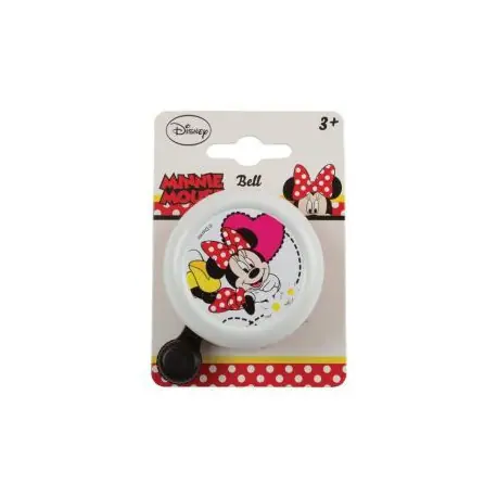 Gratis Retour Fietsbel Minnie Mouse wit
