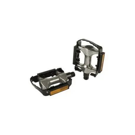 Fietspedaal set ATB / Hybride aluminium trappers Op = Op